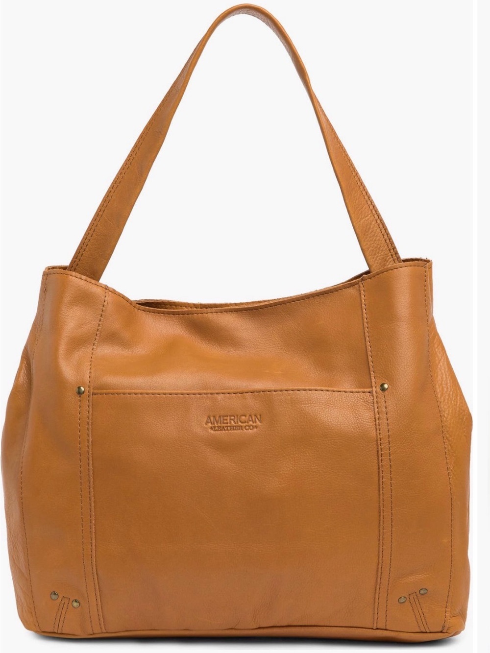 American Learher Co Philadelphia Leather Hobo Bag